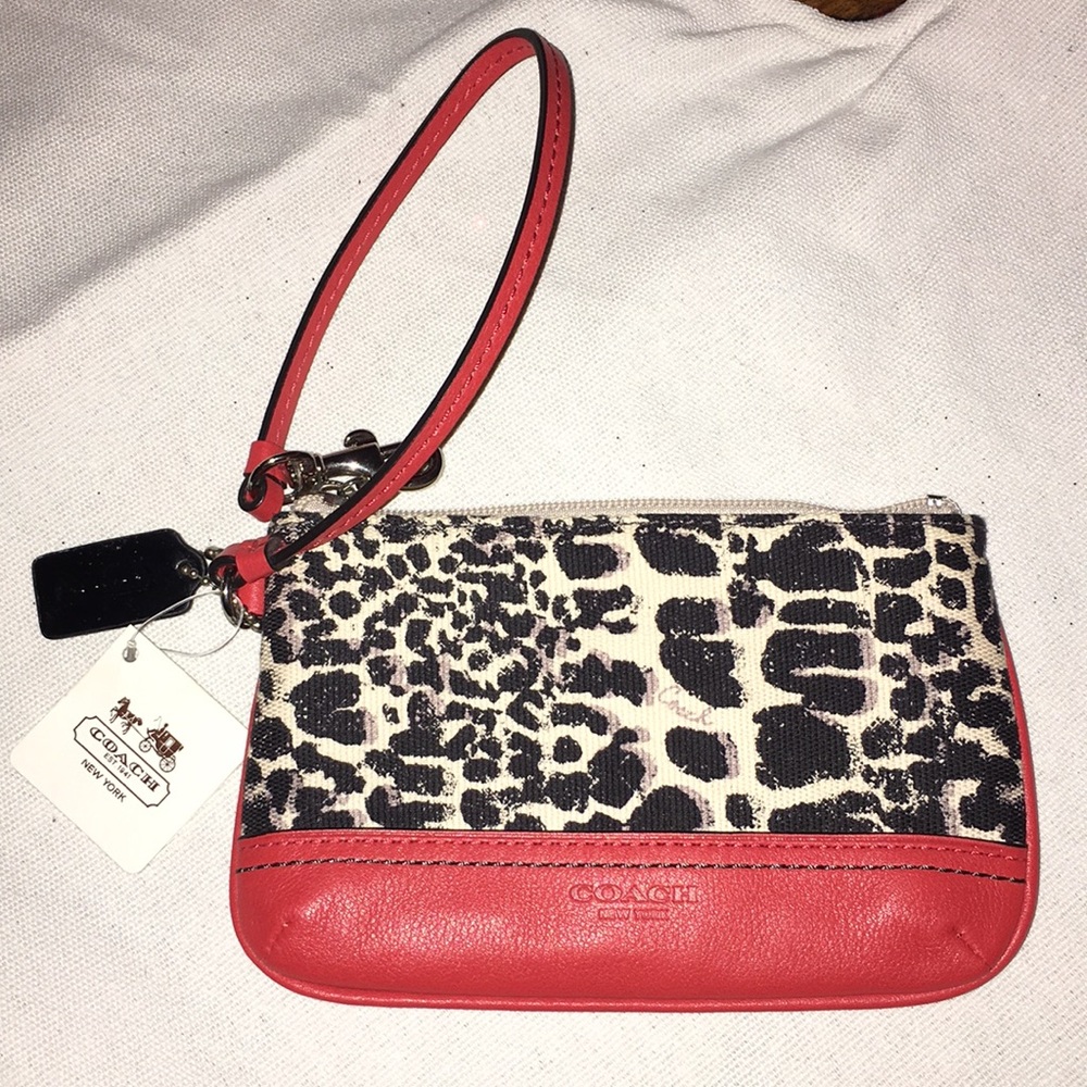 Coach Legacy Ocelot Small Wristlet